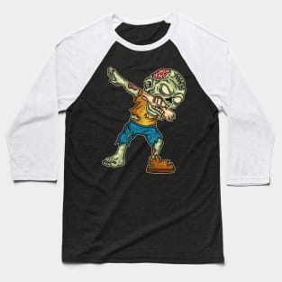 Dabbing Zombie graphic for a Halloween Costume Lover Baseball T-Shirt